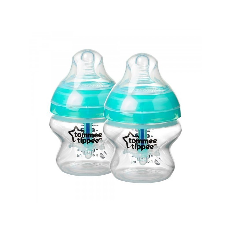 Tommee tippee - biberon advanced cu sistem de ventilatie 150 ml, 2 buc.