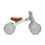 Bicicleta de echilibru, Toyz, Fara pedale, Cadru metalic, Roti din spuma, 58 x 24 x 36 cm, 1-3 ani, Gri - 6