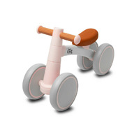 Bicicleta de echilibru, Toyz, Fara pedale, Cadru metalic, Roti din spuma, 58 x 24 x 36 cm, 1-3 ani, Roz