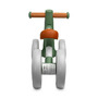 Bicicleta de echilibru, Toyz, Fara pedale, Cadru metalic, Roti din spuma, 58 x 24 x 36 cm, 1-3 ani, Verde - 5