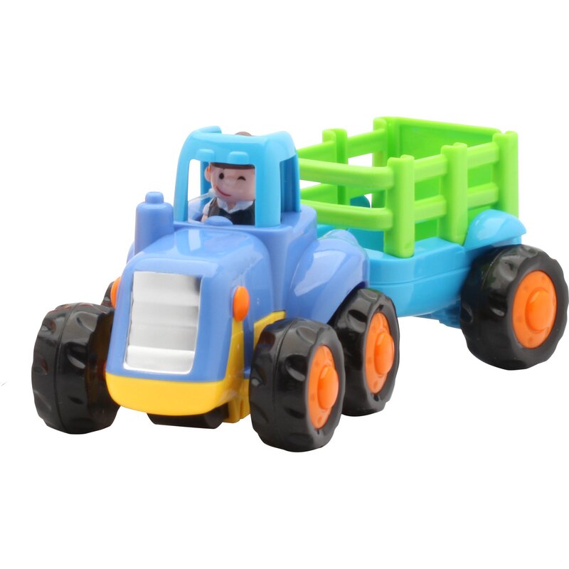 Keycraft - tractor 4x4, albastru