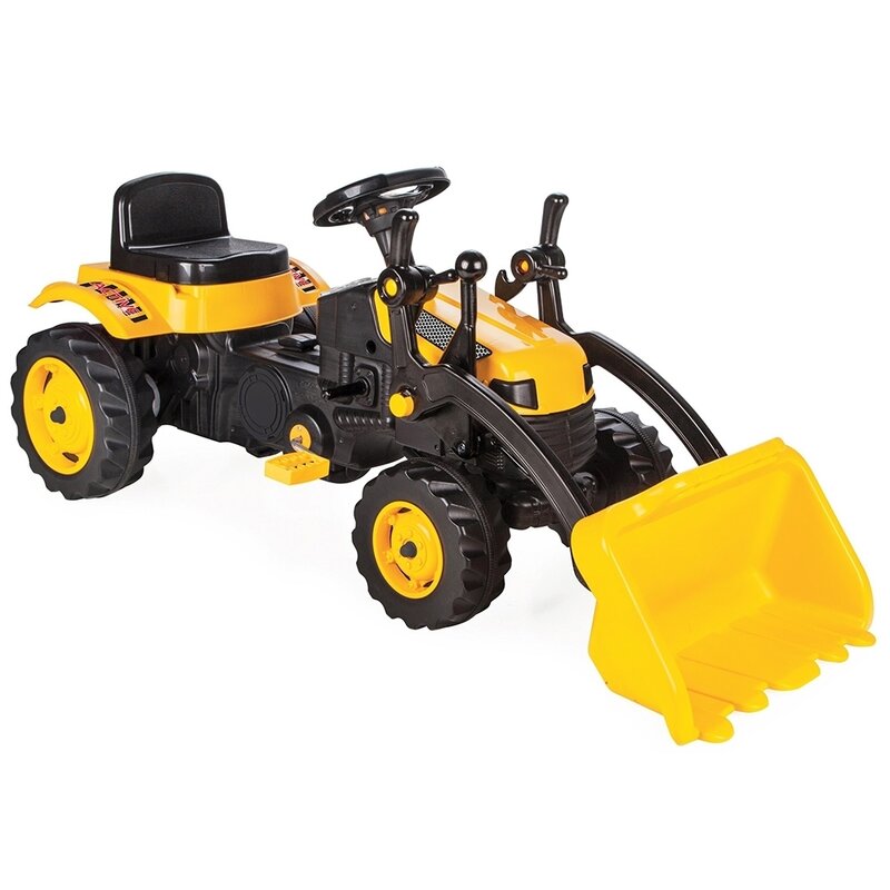 Pilsan - tractor cu pedale active with loader, galben