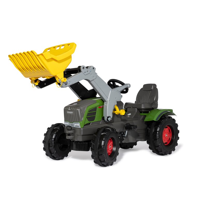 Tractor cu pedale si cupa, rollyfarmtrac fendt 211 vario, verde