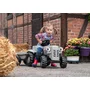 Tractor cu pedale si remorca, rollyKid Little Grey Fergie, gri - 3