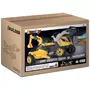 Tractor cu pedale si remorca Smoby Builder Max galben - 8