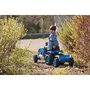 Tractor cu pedale si remorca Smoby Farmer XL albastru - 8