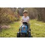 Tractor cu pedale si remorca Smoby Farmer XL albastru - 11