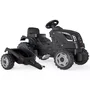 Tractor cu pedale si remorca Smoby Farmer XL negru - 2