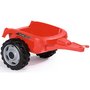 Smoby - Tractor cu pedale si remorca Farmer XL rosu - 2