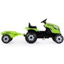 Smoby - Tractor cu pedale si remorca Farmer XL verde - 2