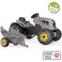 Tractor cu pedale si remorca Smoby Stronger XXL gri - 2