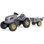 Tractor cu pedale si remorca Smoby Stronger XXL gri - 3