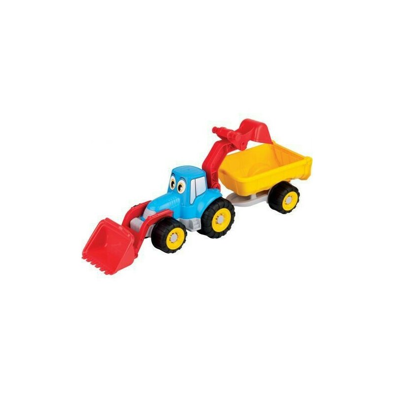 Androni giocattoli - tractor cu remorca, cu cupa, incarcator