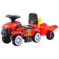 Black Friday - Reduceri Tractor, Jokomisiada, Ride-on, De impins, Cu melodii, Remorca detasabila, Accesorii, Cu melodii, 18 luni+, Rosu Promotie