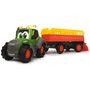 Dickie Toys - Tractor Happy Fendt Animal Trailer cu remorca si figurina - 2