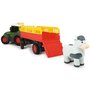 Dickie Toys - Tractor Happy Fendt Animal Trailer cu remorca si figurina - 5