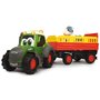 Dickie Toys - Tractor Happy Fendt Animal Trailer cu remorca si figurina - 6