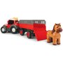 Dickie Toys - Tractor Happy Ferguson Animal Trailer,  Cu figurina, Cu remorca - 3