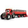 Tractor Dickie Toys Happy Ferguson Animal Trailer cu remorca si figurina - 2