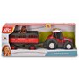 Dickie Toys - Tractor Happy Ferguson Animal Trailer,  Cu figurina, Cu remorca - 9
