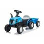 Tractor electric cu remorca pentru copii, albastru, LeanToys, 9331 - 2