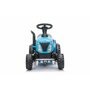 Tractor electric cu remorca pentru copii, albastru, LeanToys, 9331 - 3