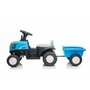 Tractor electric cu remorca pentru copii, albastru, LeanToys, 9331 - 4