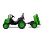 Toyz - Tractor electric Hector 12V Cu telecomanda, Cu remorca, Verde - 18