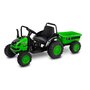 Toyz - Tractor electric Hector 12V Cu telecomanda, Cu remorca, Verde - 20