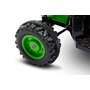 Toyz - Tractor electric Hector 12V Cu telecomanda, Cu remorca, Verde - 28