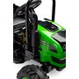 Toyz - Tractor electric Hector 12V Cu telecomanda, Cu remorca, Verde - 29