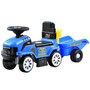 Tractor, Jokomisiada, Ride-on, De impins, Cu melodii, Remorca detasabila, Accesorii, Cu melodii, 18 luni+, Blue - 1