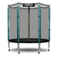Trambulina pentru copii, Neo-Sport, 140 cm / 4,5 ft, cu plasa exterioara, greutate maxima 50 kg