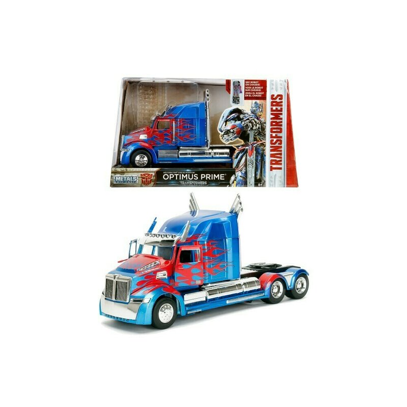 Simba - camion red western star 5700 , transformers , scara 1:24