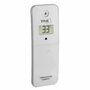Transmitator wireless digital pentru temperatura si umiditate, afisaj LCD, alb, compatibil MARBELLA, TFA 30.3239.02 - 1