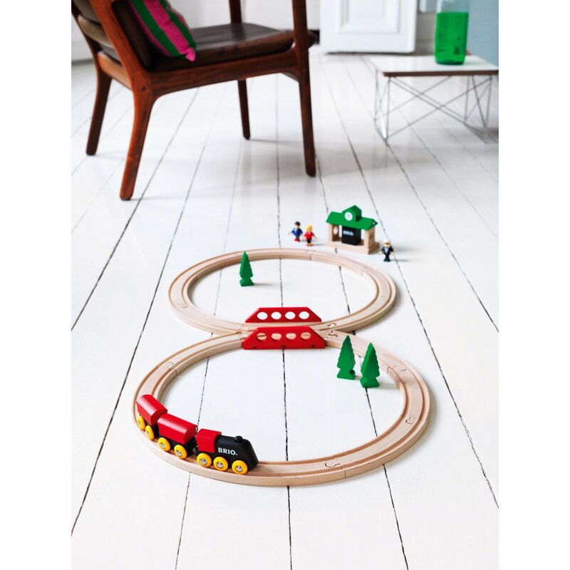 Brio - tren din lemn clasic