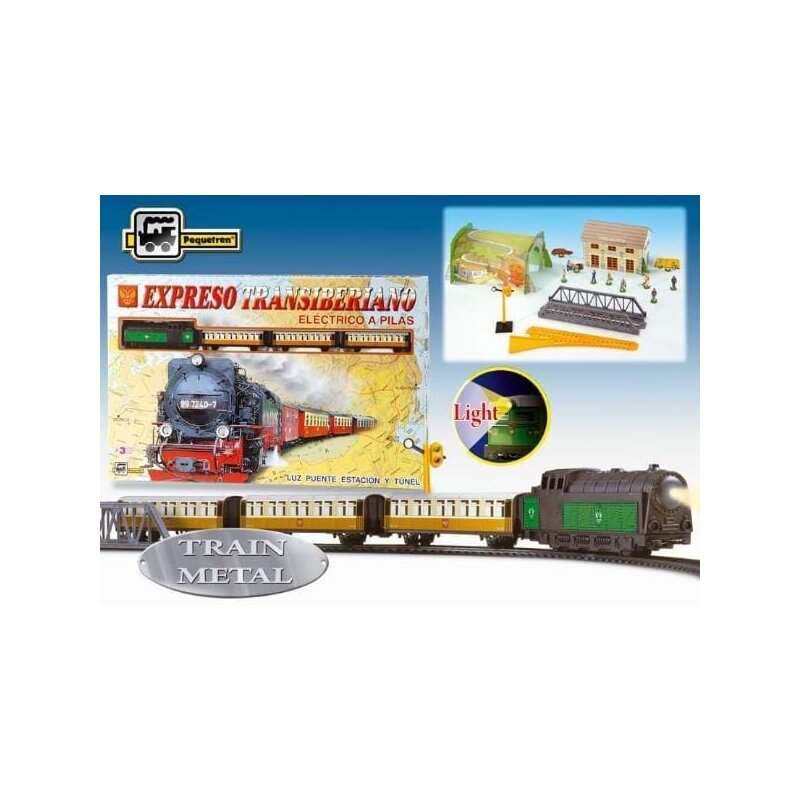 Pequetren - trenulet electric calatori, expresul transiberian