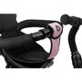 Tricicleta 5 in 1, MoMi IRIS Pink, Scaun rotativ 360Ã‚Â°, Suport pentru picioare detasabil, Maner telescopic, Cos pentru jucarii, Materiale usor de curatat - 4
