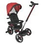 Tricicleta copii, Bebe Stars, Spark, Pliabila, Rotire 360 grade, Cu maner detasabil, Include copertina detasabila, Suport picioare pliabil, Cu 2 spatii depozitare si suport pahar, Pana la 25 kg, Conform cu EN711-1,2, 1,5-5 ani, Red - 5