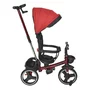 Tricicleta copii, Bebe Stars, Spark, Pliabila, Rotire 360 grade, Cu maner detasabil, Include copertina detasabila, Suport picioare pliabil, Cu 2 spatii depozitare si suport pahar, Pana la 25 kg, Conform cu EN711-1,2, 1,5-5 ani, Red - 6