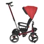 Tricicleta copii, Bebe Stars, Spark, Pliabila, Rotire 360 grade, Cu maner detasabil, Include copertina detasabila, Suport picioare pliabil, Cu 2 spatii depozitare si suport pahar, Pana la 25 kg, Conform cu EN711-1,2, 1,5-5 ani, Red - 7