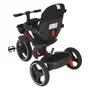 Tricicleta copii, Bebe Stars, Spark, Pliabila, Rotire 360 grade, Cu maner detasabil, Include copertina detasabila, Suport picioare pliabil, Cu 2 spatii depozitare si suport pahar, Pana la 25 kg, Conform cu EN711-1,2, 1,5-5 ani, Red - 9
