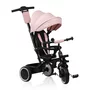 Tricicleta copii, Lionelo, Berry, 2 in 1, Multifunctionala, Suport picioare, Control al directiei, Scaun reversibil, Rotire 360 grade, Functie de roata libera, Utilizare pana la 5 ani, Constructie din otel, Conform cu standardul EN71, Roz - 5