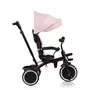 Tricicleta copii, Lionelo, Berry, 2 in 1, Multifunctionala, Suport picioare, Control al directiei, Scaun reversibil, Rotire 360 grade, Functie de roata libera, Utilizare pana la 5 ani, Constructie din otel, Conform cu standardul EN71, Roz - 15