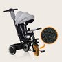 Tricicleta copii, Lionelo, Berry, 2 in 1, Multifunctionala, Suport picioare, Control al directiei, Scaun reversibil, Rotire 360 grade, Functie de roata libera, Utilizare pana la 5 ani, Constructie din otel, Conform cu standardul EN71, Gri - 31