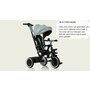 Tricicleta copii, Lionelo, Berry, 2 in 1, Multifunctionala, Suport picioare, Control al directiei, Scaun reversibil, Rotire 360 grade, Functie de roata libera, Utilizare pana la 5 ani, Constructie din otel, Conform cu standardul EN71, Gri - 32