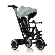 Tricicleta copii, Lionelo, Berry, 2 in 1, Multifunctionala, Suport picioare, Control al directiei, Scaun reversibil, Rotire 360 grade, Functie de roata libera, Utilizare pana la 5 ani, Constructie din otel, Conform cu standardul EN71, Verde