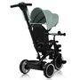 Tricicleta copii, Lionelo, Berry, 2 in 1, Multifunctionala, Suport picioare, Control al directiei, Scaun reversibil, Rotire 360 grade, Functie de roata libera, Utilizare pana la 5 ani, Constructie din otel, Conform cu standardul EN71, Verde - 10