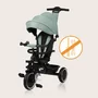 Tricicleta copii, Lionelo, Berry, 2 in 1, Multifunctionala, Suport picioare, Control al directiei, Scaun reversibil, Rotire 360 grade, Functie de roata libera, Utilizare pana la 5 ani, Constructie din otel, Conform cu standardul EN71, Verde - 31
