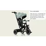 Tricicleta copii, Lionelo, Berry, 2 in 1, Multifunctionala, Suport picioare, Control al directiei, Scaun reversibil, Rotire 360 grade, Functie de roata libera, Utilizare pana la 5 ani, Constructie din otel, Conform cu standardul EN71, Verde - 35